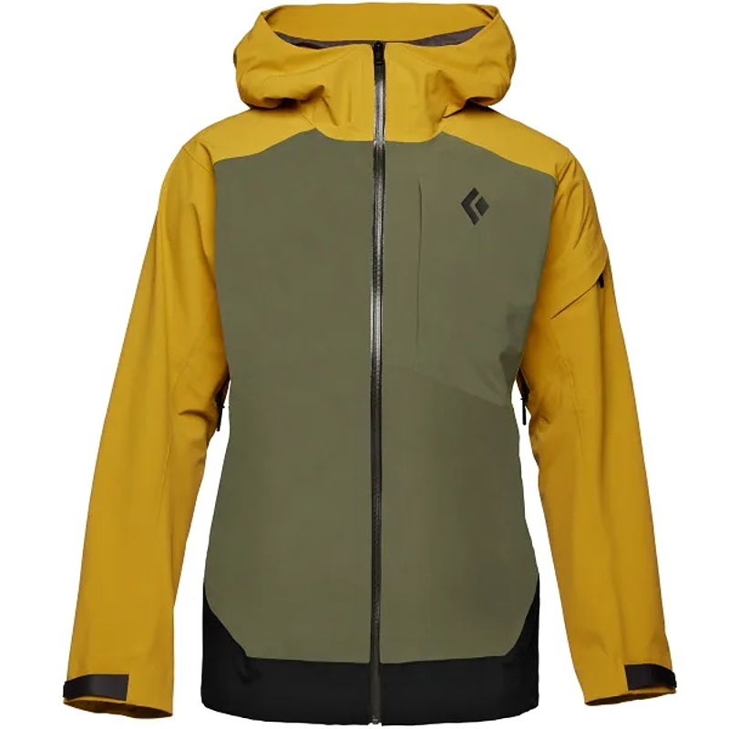 Black Diamond Recon Stretch Ski Shell M Yellow Green