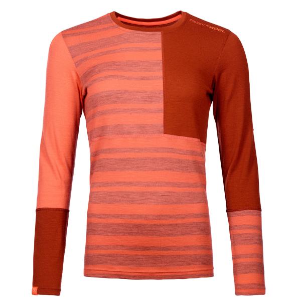 Ortovox 185 Rock'N'Wool Long Sleeve W Coral